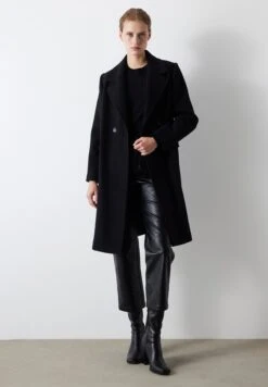 Ipekyol Heavy Regular Fit Belted CachetTrenchBlack Donna Cappotti IP521U081-Q11 -DeFacto Negozio fba220f19e9c47068f23dc0548746171