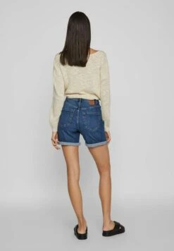 Vila High Waist - Shorts Di Jeans - Medium Blue Denim -DeFacto Negozio fbcba78752d546c09533f8e1d08ac4fb